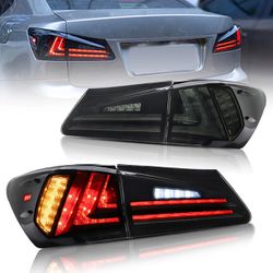  LED Tail Lights For 2005-2013 Lexus is250 is350/ 2007-2014 isf Rear lights