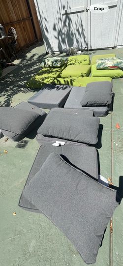 Used patio cushions