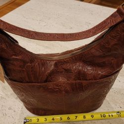 AMERICAN LEATHER CO. NEW LEATHER BAG