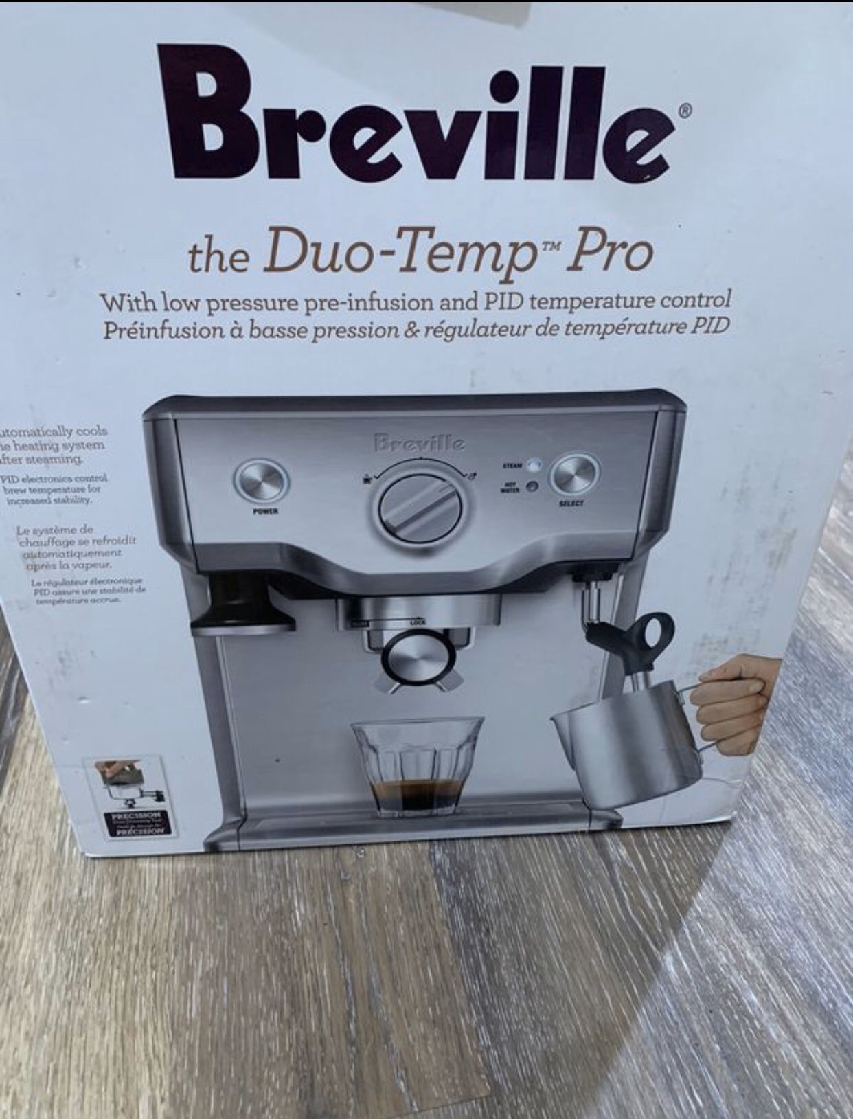 Breville Duo Temp Pro (BES810BSS) Espresso Machine Stainless Steel