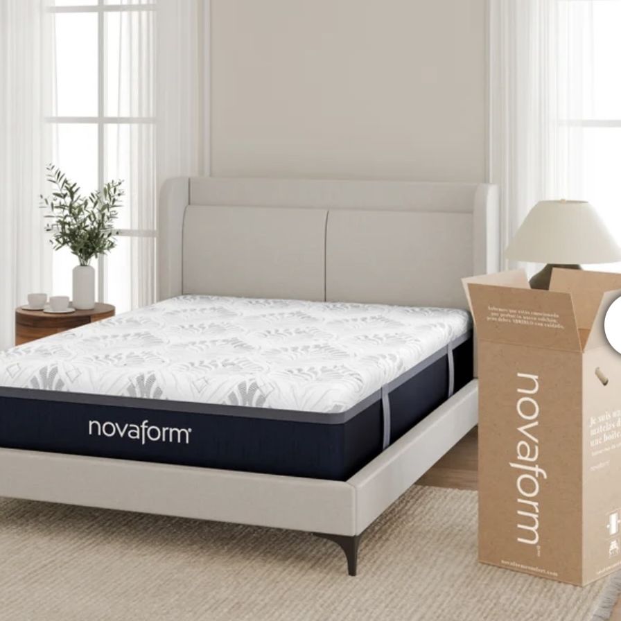 Queen Size Novaform 14" Serafina PerfectTemp Gel Memory Foam Mattress (New)