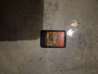 The Legend Of Zelda: Breath Of The Wild (tloz botw) switch cartridge, in a Colors Live! Box