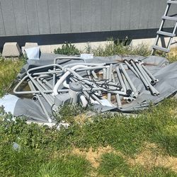 Used above ground pool