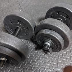 20 lb adjustable dumbbell pair