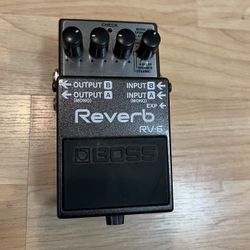 Boss Reverb RV-6 Digital Guitar Pedal Effects Unit