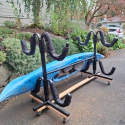 Kayak Rack - Holds 4 Kayaks 