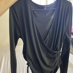 XL Women Black Shirt Cute