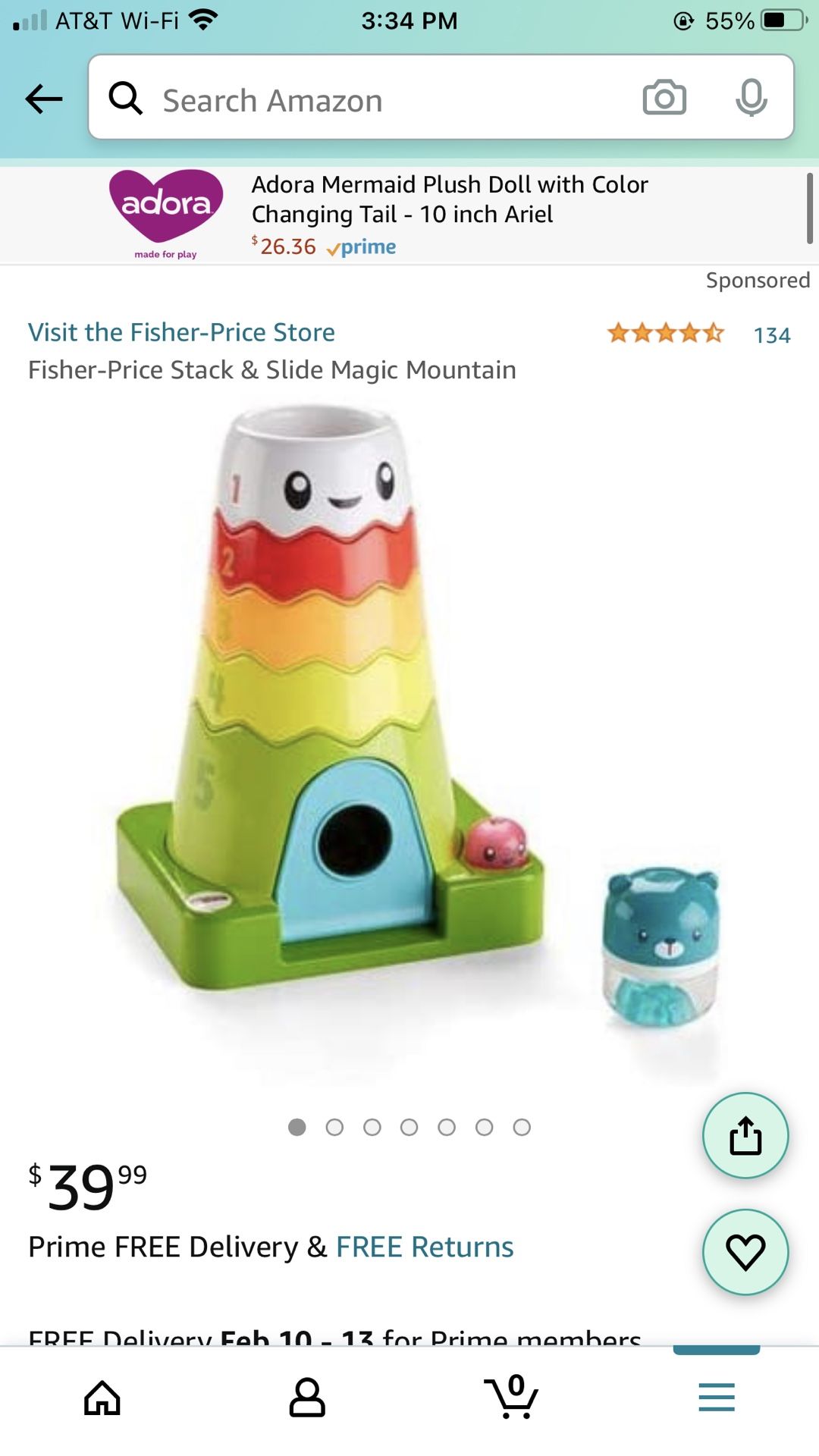 Fisher-Price Stack & Slide Magic Mountain