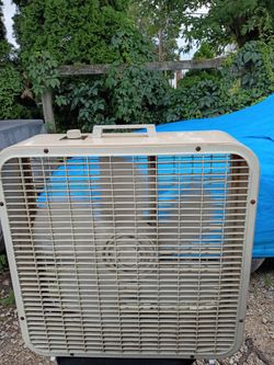 20 inch box fan works great