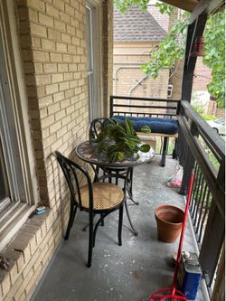 Outside table and chairs