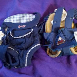 Snugli and Evenflo baby carriers