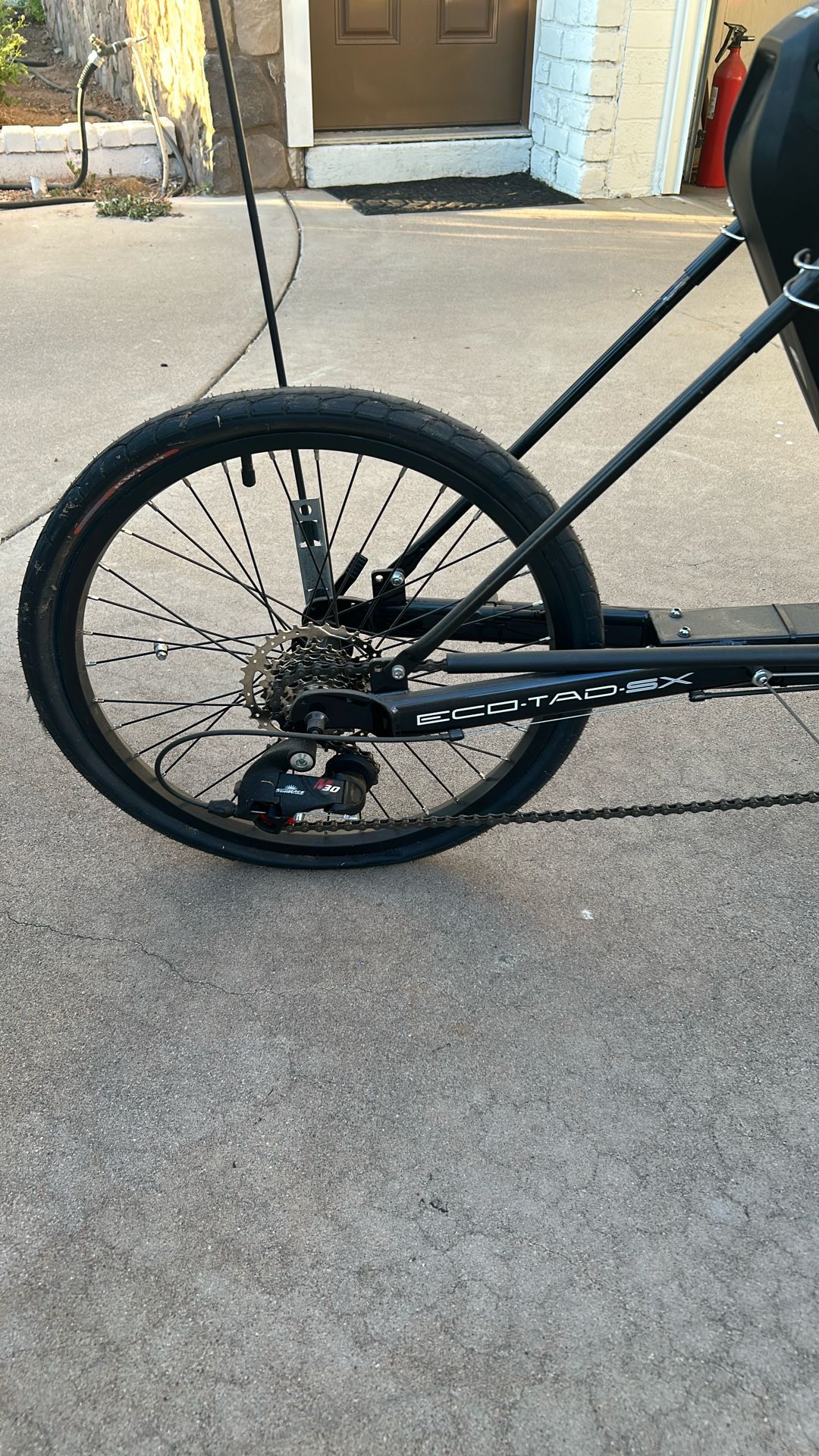 Electric Recumbent Three Wheeler