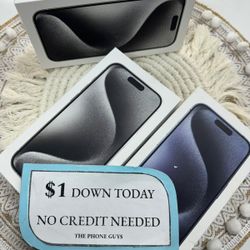 Apple IPhone 15 Pro 5G Unlocked - 90 Days Warranty - Payment Plan Available ONLY $1 DOWN