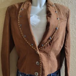 Leather Jacket Size M