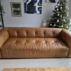 Leather Sofa - Capa Poly & Bark