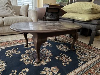 traditional wooden coffee table