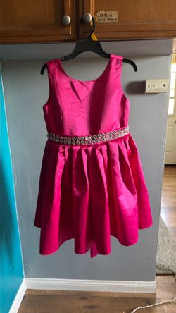 Hot pink girl dress