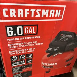 CRAFTSMAN 6-Gallon Portable Electric 150 PSI Pancake Air Compressor