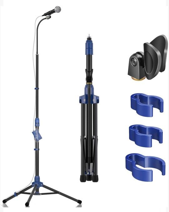 Salvori Fully Foldable Mic Stand with 360°