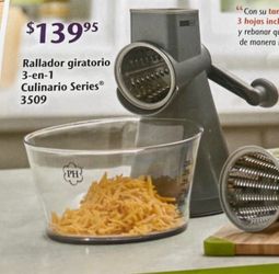 Culinario Series 3-in-1 Rotary Grater