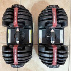 Bowflex adjustable dumbbell set 