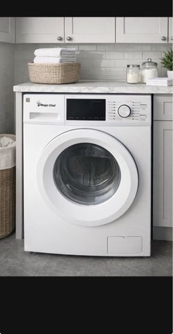 24” magic chef 2.7 cubic feet compact front load washer
