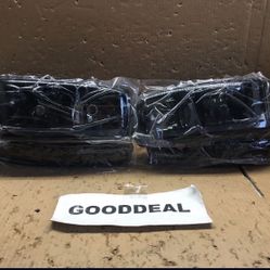 #187 Fit 99-07 GMC Sierra/Yukon Smoked Clear LED DRL Headlight 
