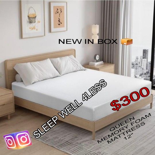 NEW QUEEN MEMORY FOAM MATTRESS