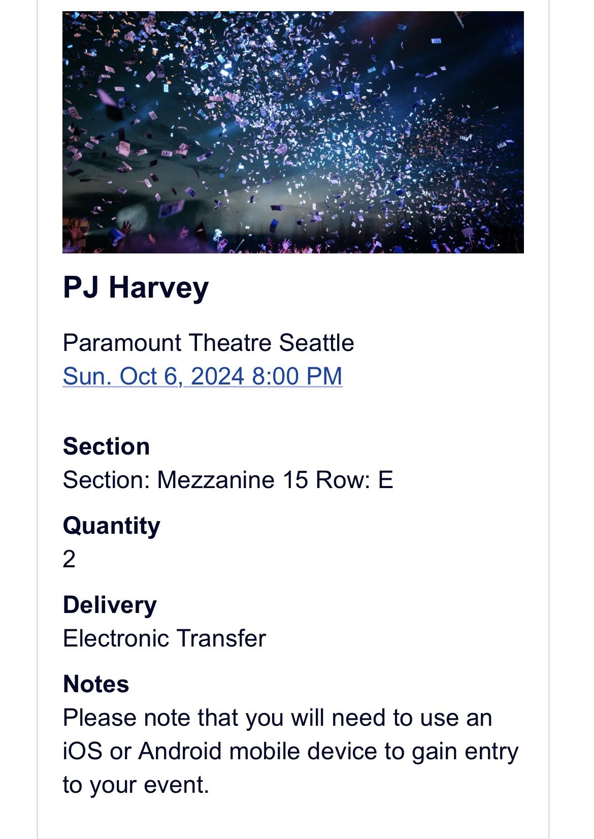 Pj Harvey Tickets. Tonight