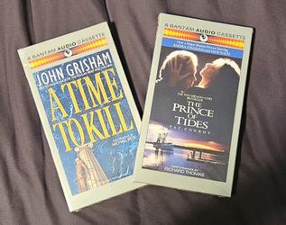 Vintage Audio Cassettes 2 A Time To Kill, The Prince Of Tides NWT in plastic 