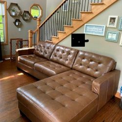 Brand New Ashley 2-3-4 Piece Modular Leather Sectional Couch ✅$39 Down Payment with Financing  No Needed Credit Check