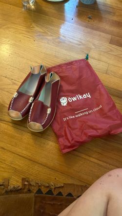 New Red Loafers — Leather 