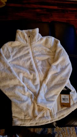 The North Face White Fleece Full-Zip Jacket