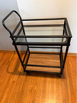 Bar Cart on Wheels