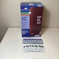 Humidifier Air Innovations Aromatherapy Top Fill w/ Aroma Tray+Aroma Pads! New In Box