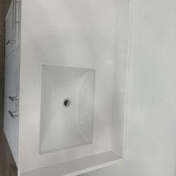 Bath Vanity Quartz Countertop 