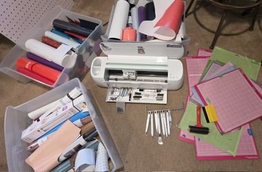 Cricut Maker Bundle with Vinyl, Mats, and Tools
