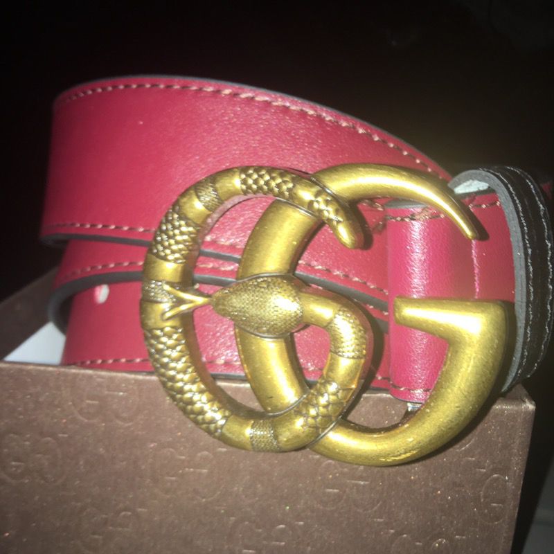 Gucci snake belt