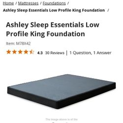 BRAND NEW KING FOUNDATION