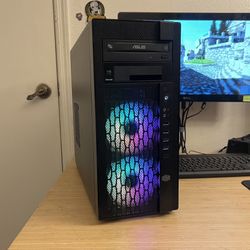 BEAST Custom Built Gaming PC / Intel Core i5 10600K CPU / 16GB RAM / Radeon RX 6600 8GB GPU / 512GB NVMe SSD + 1TB HDD / RGB / WiFi + Bluetooth