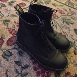 Dr Martens Original Leather AirWair Men’s Black Boots Size 12