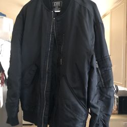 CSG black Bomber Jacket