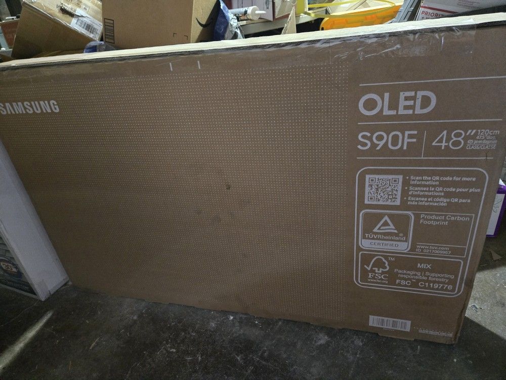 Samsung S90F OLED HDR + 48" Newest Version 2025 4K HDR Smart TV Ai QN48S90FAEXZA