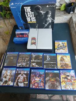 White & Black 2016 Playstation 4 PS4 500GB with Box, sealed 1 Edition Control camo $140! Firn games $20! Each or 6 for $100!? Can be tested free deliv