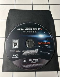Metal Gear Solid V Ground Zeroes PS3 Disc Only Snake Playstation 3 Game