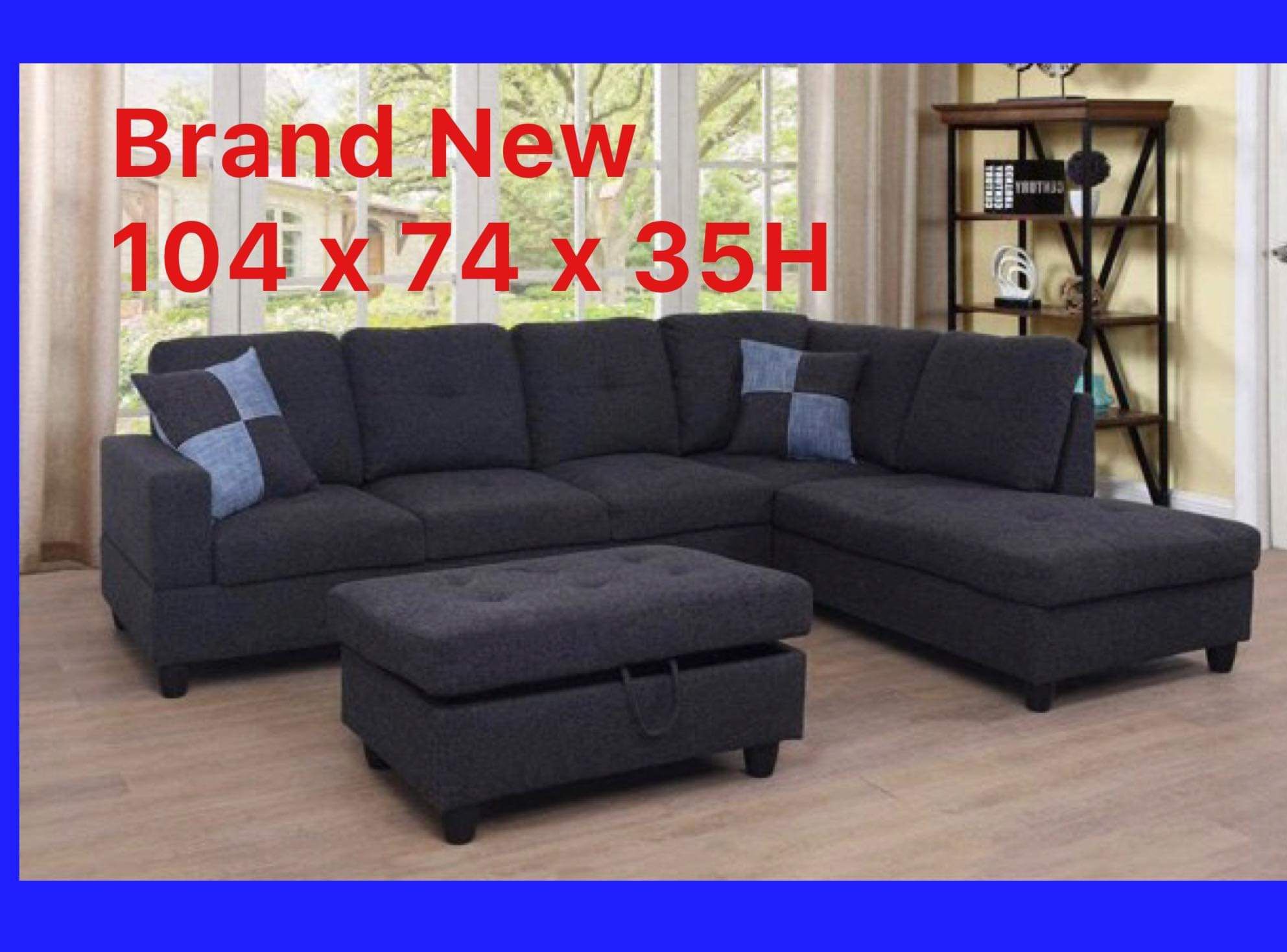 📦Free Delivery—Brand New Sofa, Couch, Sectional