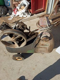 Speedaire compressor with baldor 1 1/2 hp motor