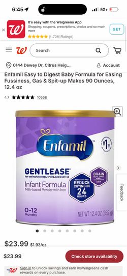 Enfamil gentle ease