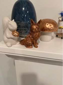 Glass animal/plant decor