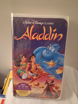 1993 Aladdin, VHS Video Cassette Tape, Black Diamond, Sealed # 1662 printed in USA